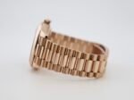Rolex Day-Date 40 Rose Gold Olive Green Roman Dial & Fluted Bezel President Bracelet 228235 - - 图片 6