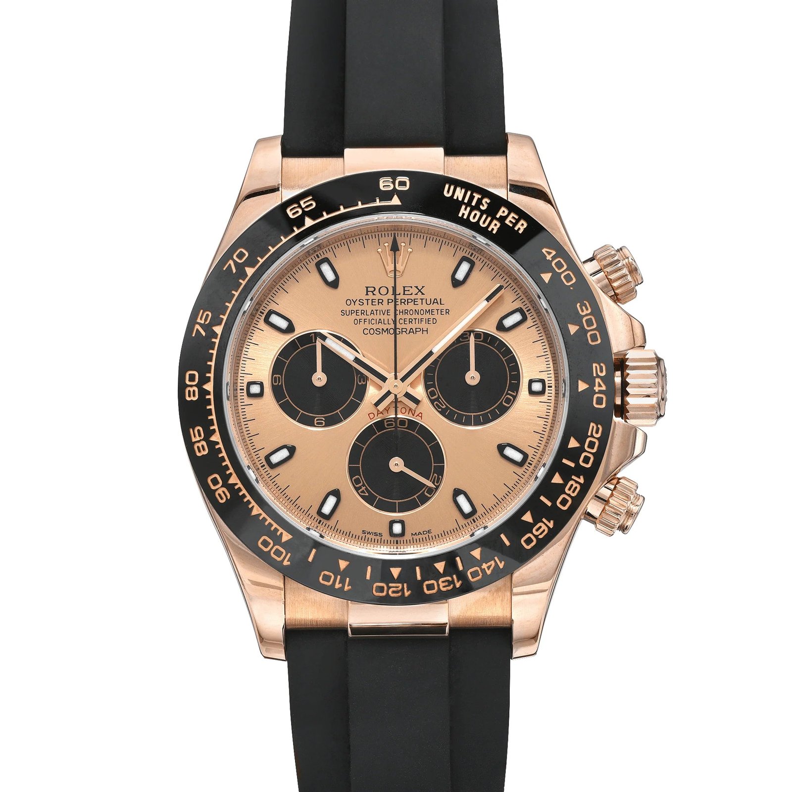 116515LN-ChampagneDial-1.jpg Rolex Daytona 116515LN – Everose Gold Champagne Dial Chronograph - 图片 1