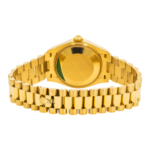 Rolex Ladies 31mm 18K Yellow Gold Datejust 278278 with Green Roman Diamond Dial and President Bracelet - 图片 4