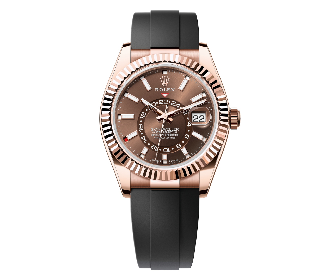 Rolex Sky-Dweller – Everose Gold Chocolate Dial on Oysterflex Ref. 336235 - 图片 1