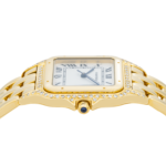 Cartier 18K Yellow Gold Panthere De Cartier 883969 Large Diamond Watch - 图片 3
