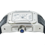 Cartier Santos Galbée W20090X8 29mm Dial with Leather Strap - 图片 3