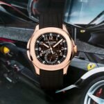 Patek Philippe Aquanaut 5164R Travel Time Rose Gold Mens Watch - 图片 4