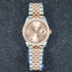 Rolex 36mm Stainless Steel & Everose Gold Datejust 126281RBR with Rose Roman Diamond Dial and Jubilee Bracelet (Year: 2017 to 2019) - 图片 5