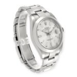 Rolex Datejust 41 Sliver Dial 126300 Smooth Bezel Steel Mens Watch - 图片 3