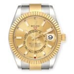 Rolex Sky Dweller Stainless Steel and Yellow Gold Jubilee Bracelet Champagne Dial 326933 - 图片 2