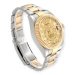 Rolex Sky Dweller Stainless Steel and Yellow Gold Jubilee Bracelet Champagne Dial 326933 - 图片 4