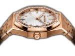 34mm 18k Rose Gold Diamond Bezel Silver Dial Automatic - 图片 5
